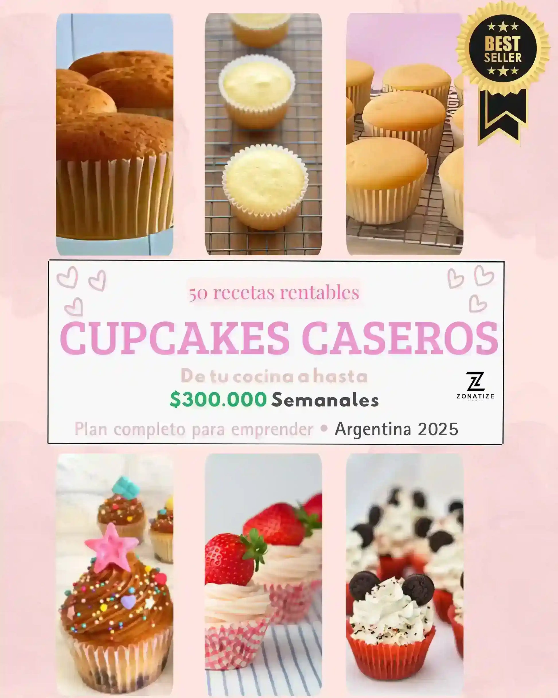 Cupcakes caseros listos para vender© | Zonatize™ - Zonatize
