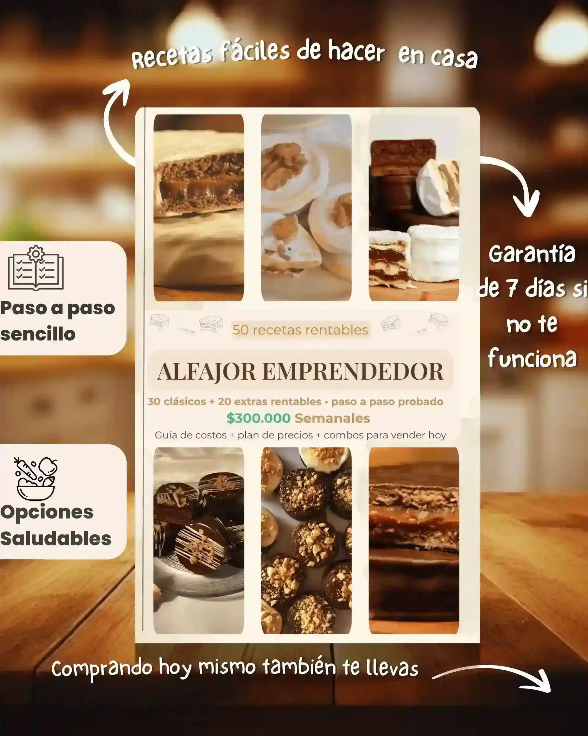 Alfajor Emprendedor© 30 recetas +20 recetas de regalo | Zonatize™ - Zonatize