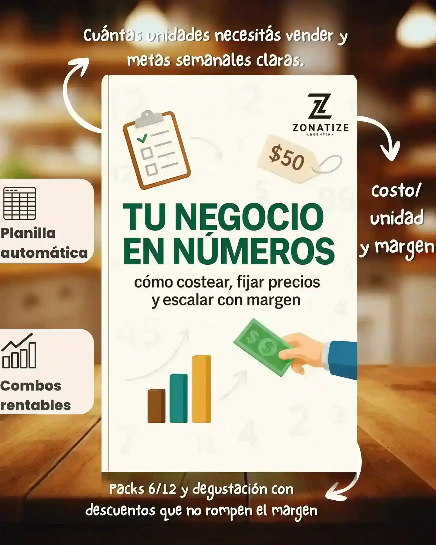 Alfajor Emprendedor© 30 recetas +20 recetas de regalo | Zonatize™ - Zonatize