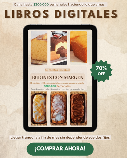 Budines con margen© 30 recetas +20 recetas de regalo | Zonatize™